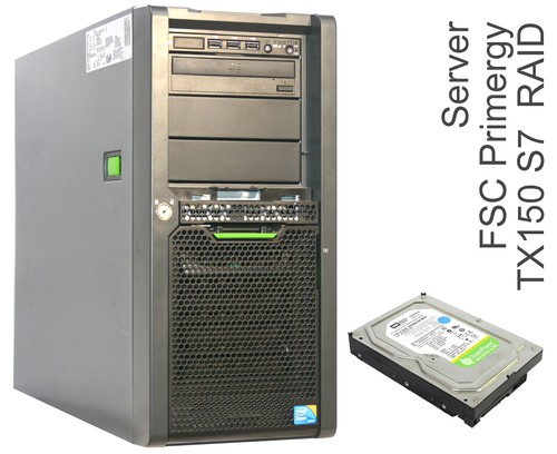 Intel Server FSC Primergy TX150-S7 Raid S-ATA Controller 4 GB Max 32GB RAM W42 - 第 1/1 張圖片