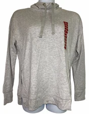 Womens Active Life Pullover Stretch Hoodie Modal Tunic Long Sleeve Gray Size XL