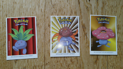 Pokemon Karten Set Nintendo Dunkin Boomer Ortide Gloom Rafflesia Oddish 43 44 45