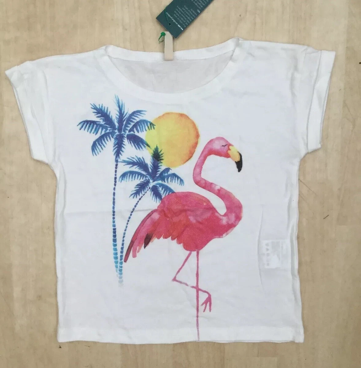 girls flamingo top