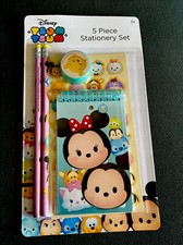 Disney Tsum Tsum 5pcs School Stationery Pencil Notepad Sharpener Sticker