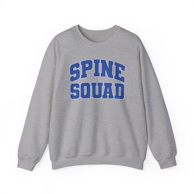 Spine Squad Orthopedic Nurse Sweatshirt Gifts Crew Neck Shirt Long Men