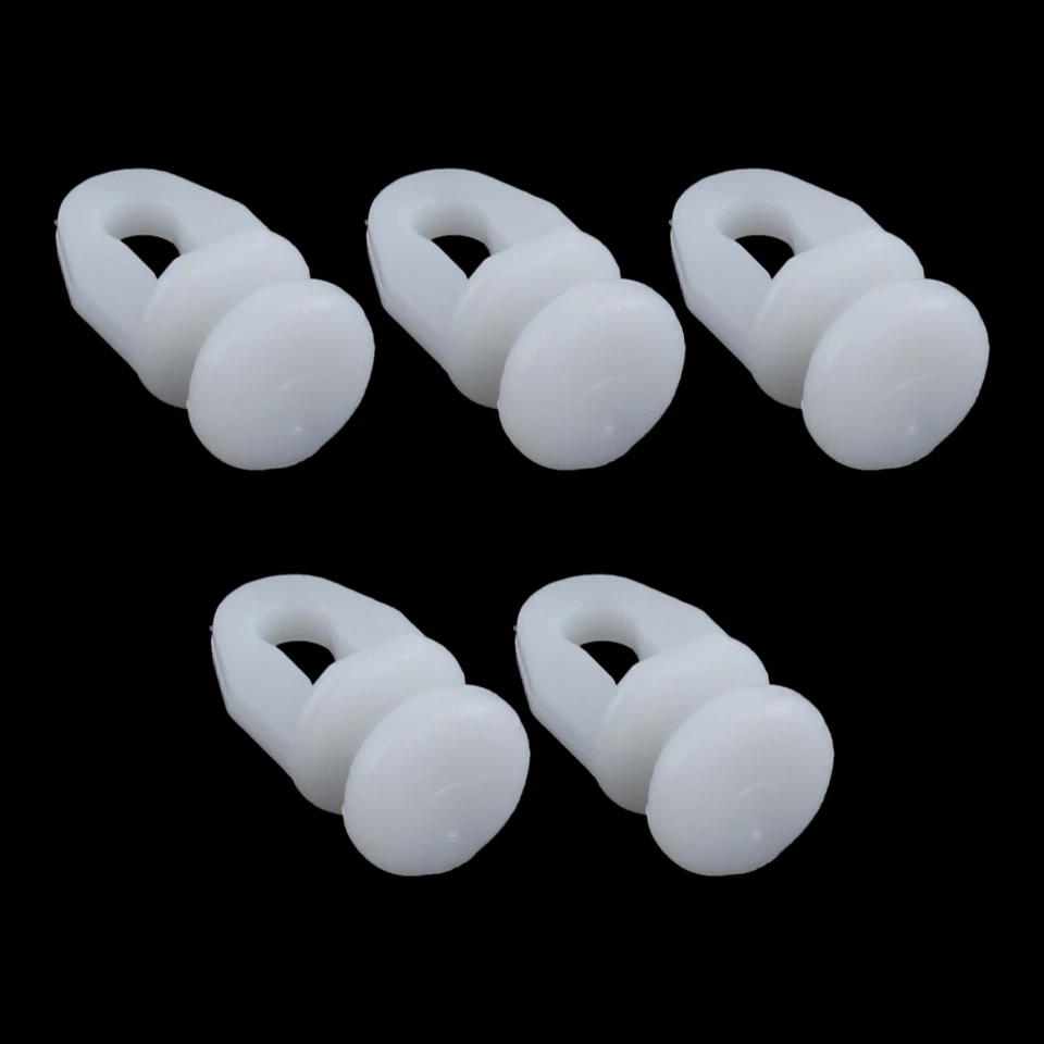 50Pcs Curtain Clips Fasteners Car Curtain Rail Rings Card Clip Rivet 19.7x10.6mm - Image 3 of 4