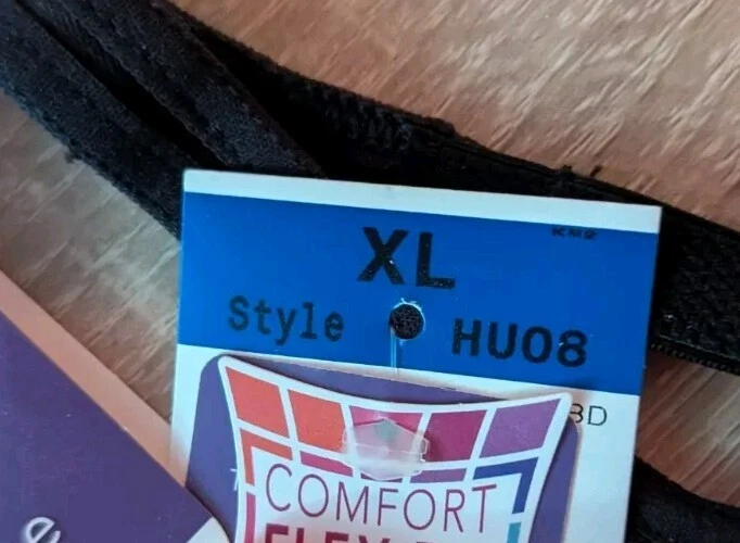 *New* Hanes Ultimate Perfect Coverage Wirefree Black Dot Bra Size XL Style HU08 - Image 4 of 4