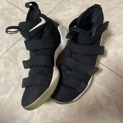 Nike Zoom Lebron James Soldier Men's Size Black White High