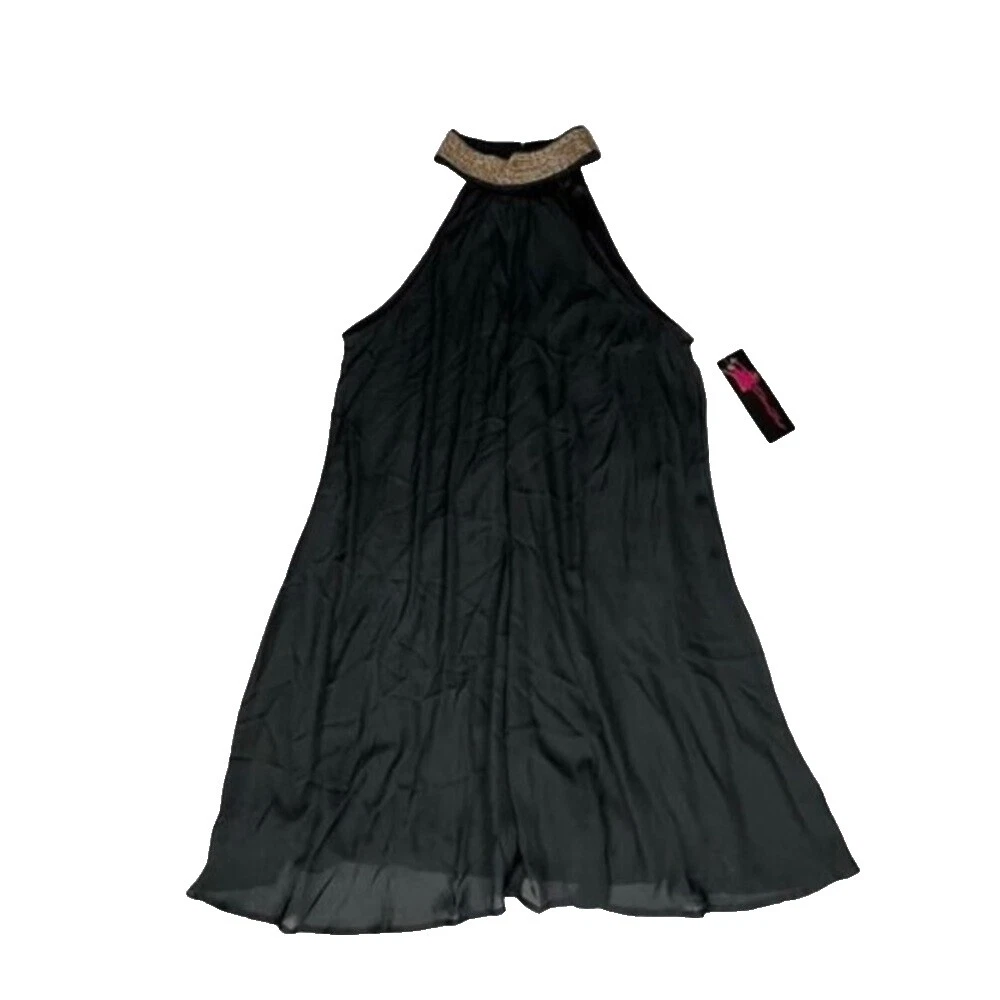 Ropa Vintage De Gasa Negra para Mujeres