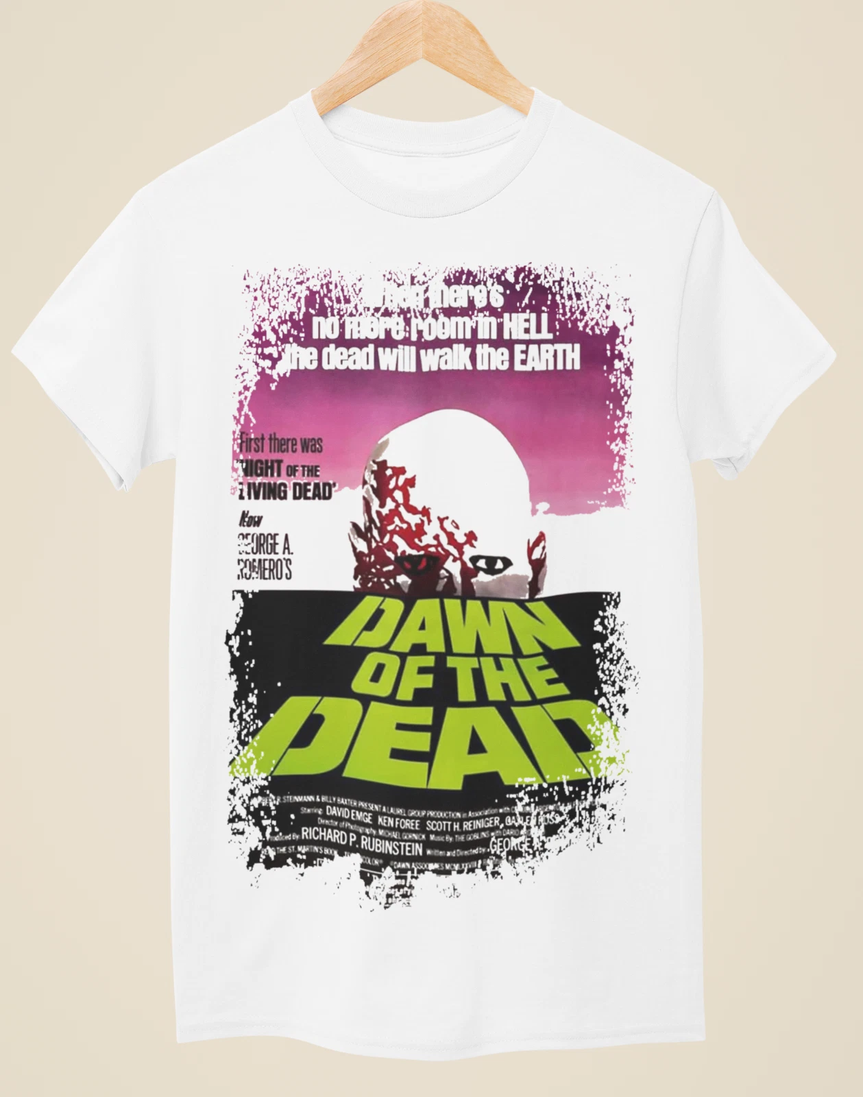Dawn of the Dead - Movie Poster Inspired Unisex White T-Shirt
Opens in a new window or tab