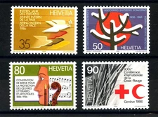 1986 - LOT/39479 - SWITZERLAND - PROPAGANDA 4v. - NEW