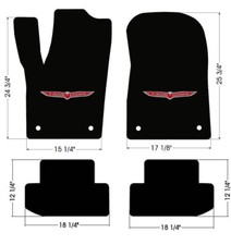 New 2016-2021 Jeep Grand Cherokee Carpet Floor Mats Black Trail Track Hawk Logo New 2016-2021 Jeep Grand Cherokee Carpet Floor Mats Black Trail Track Hawk Logo