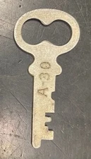 Original AMCO Advance Machine Company A-30 Gumball or Peanut Machine Lock Key