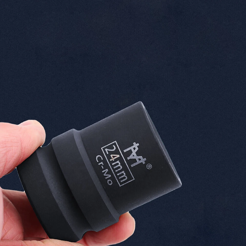 Heavy Duty 1" inch Drive Deep Impact Sockets Set Wheel Impact Wrench 17mm-46mm - Image 3 of 4