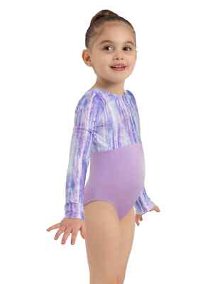 Capezio Kind Mädchen Meerjungfrau Magic Arielle Gymnastikanzug 12115C Batik Flieder