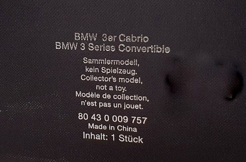 Kyosho 1/18 Scale 80 43 0 009 757 - BMW 3 Series Convertible - Green - Picture 7 of 8