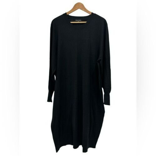 Universal Standard Eco Everyday Sweater Dress in Black - Size 18-20