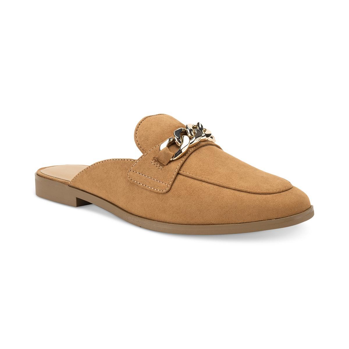 Женские мюли из искусственной замши Sun + Stone Augustaa Tan 8 Medium (B,M) BHFO 4521