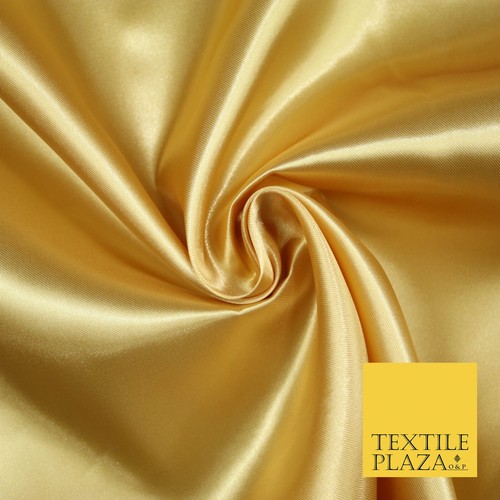 Plain Solid Smooth Shiny Lightweight Poly Satin Fabric Dress Lining Material 58" - Picture 5 of 43