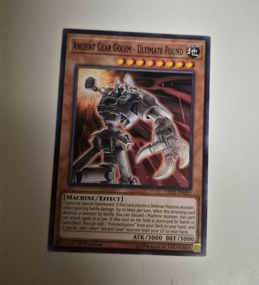 Ancient Gear Golem - Ultimate Pound Effect Card Yu-Gi-Oh! TCG Konami 1st Editio 