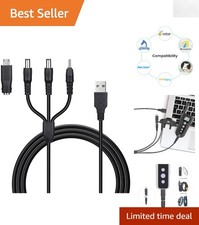 Fast Charging Micro USB Shock Collar Charger for Various Bark Collars - 3.2ft