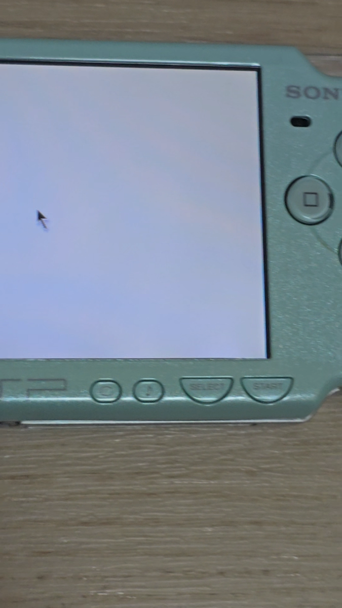 SONY PSP-2000 Console Mint Green & No Memory Stick No Battery