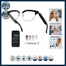 Lightweight Silver Smart Glasses: Real-Time Translation & Adaptive Audio Control