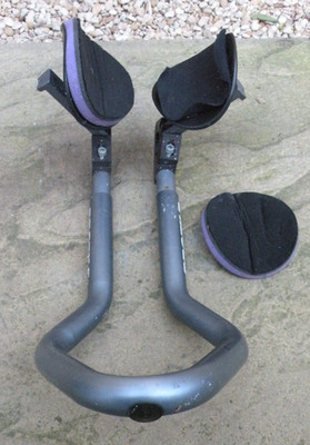 Profile Timetrial Aerobars mit gefederten Armlehnen