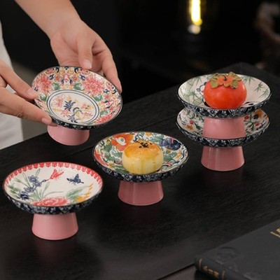 Porzellan-Obstteller chinesischer Stil Porzellan-Dessertschale elegantes