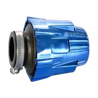 Luftfilter Polini Blue Air Box 37Mm Gerade Blau-Schwarz
