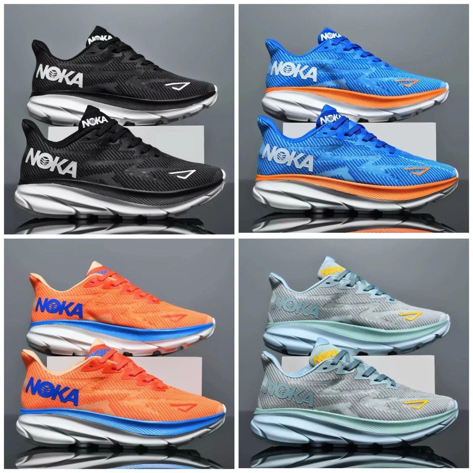 Men's Women's Unisex NOKA Running Sports Shoes Trainers Walking Casual Outdoor