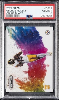 2022 Panini Prizm - Color Blast George Pickens #CB-23 (RC) for