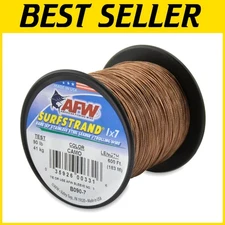 Durable 90lb Test Saltwater Leader Wire - 1x7 Stainless Steel in Camo, 30-1000ft