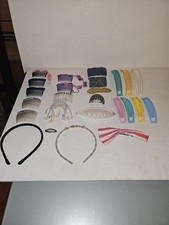 Large Lot of 25 Vintage 80s - 90s Women's HAIR BARRETTES Banana Clips Goody