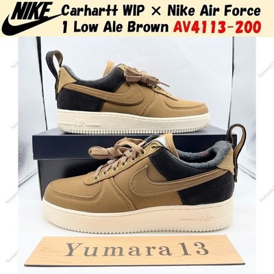 Carhartt WIP × Nike Air Force 1 Low Ale Brown AV4113-200 Herren Gr.