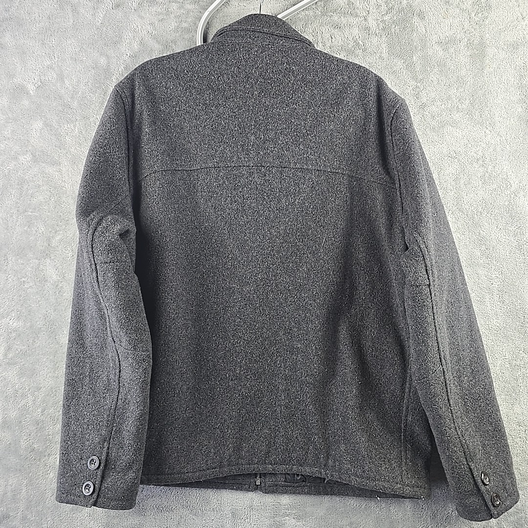 Vintage GAP Wool Pea Coat Jacket for Men - Large Retro Style image 2