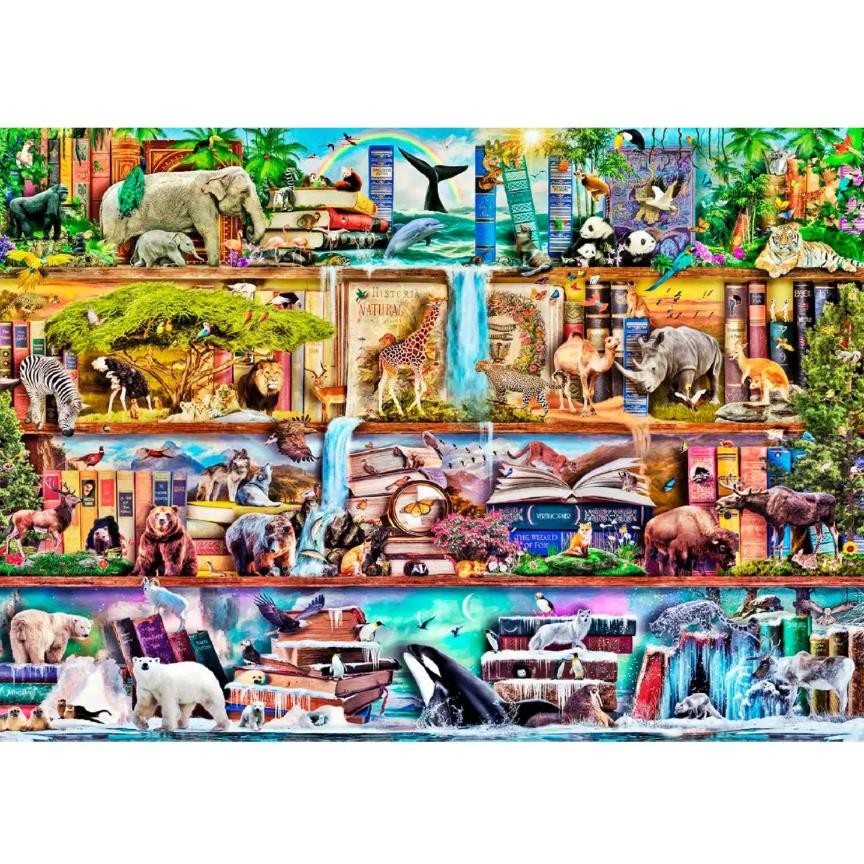 Puzzle en bois L'incroyable royaume des animaux XXXL Wooden City