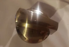 WB03T10284 Range Oven Knob Stainless Steel Finish AP4346312 PS2321076 -5 PACK