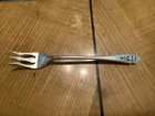 International Silver sterling Queens Lace FANCY SERVING FORK  6"