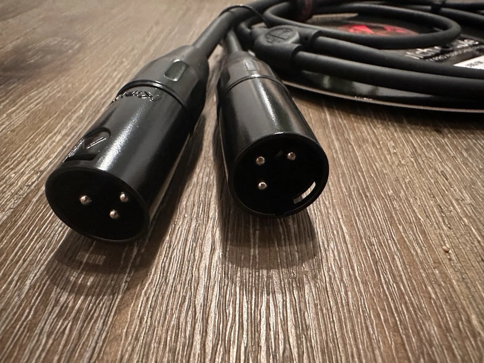 Cables de conexión USB C a 2 XLR macho - ¡Envío gratis!  ** ¡Artículo nuevo! ** Foto 2 de 4
