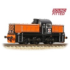 Graham Farish 372-954SF Class 14 D2/9531 NCB British Oak Orange & Black N Gauge