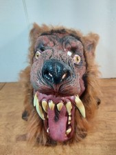 Werewolf Halloween Mask NEW One Size Adult Fur Latex