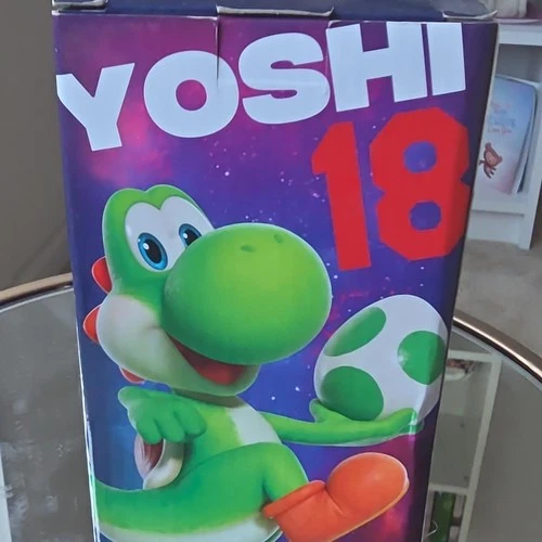 Nintendo Exclusive Yoshi Dodgers Figurine Super Mario Galaxy Movie Hard Plastic