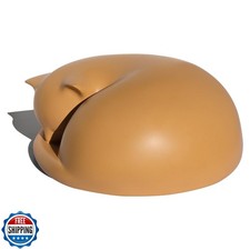 FUFYUKEY Cat Urn, Orange Resin, Sleeping Kitty Pet Memorial Keepsake Funeral ...