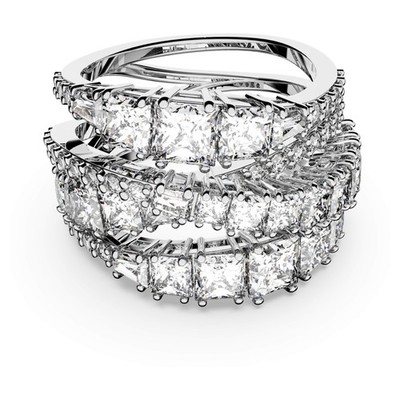 14号　スワロフスキー Hyperbolaリング サイズ55 かなり美品 Swarovski Hyperbola Ring Mixed Cuts, White, Rhodium Plated Size 7