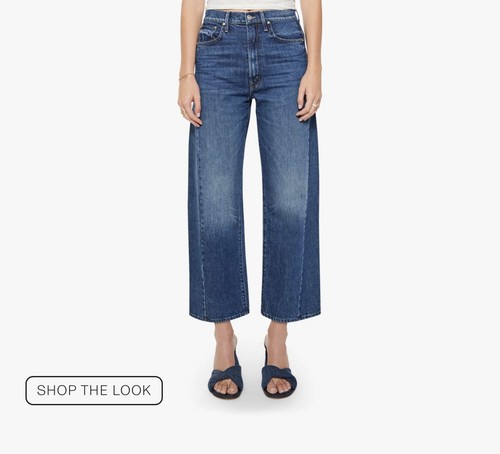 MOTHER Superior Half Pipe Flood Denim Jeans 29