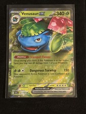 Pokémon TCG Venusaur  ex 001/142 SCR Double Rare Holo