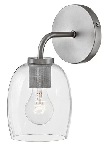 Lark 85010 Percy 1 Light 7"W Bathroom Sconce - Picture 1 of 13