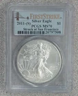 2011-(S) BU American Silver Eagle PCGS MS70 (508)