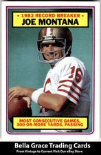 1983 Topps Joe Montana #4 San Francisco 49ers NFL Football