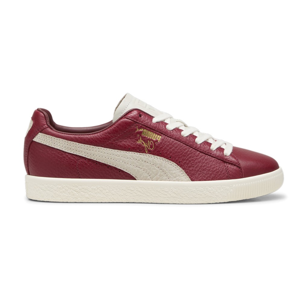 PUMA Clyde Mii Lace Up Mens Red Sneakers Casual Shoes 39850901