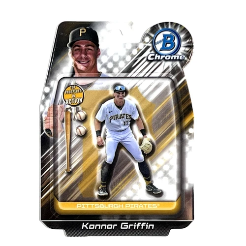 2024 Bowman Chrome Draft In Action Die-Cut #BIA-7 Konnor Griffin Rookie Card RC