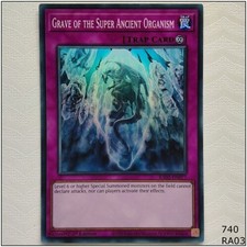 Grave of the Super Ancient Organism - RA03-EN077 - Super Rare 1st Edition Yugioh